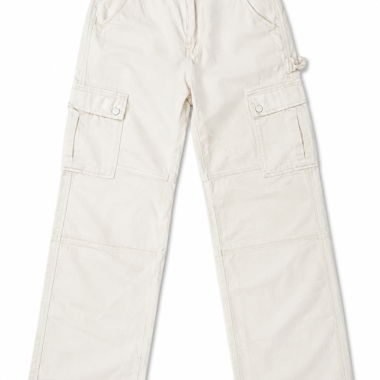 Pantalon cargo blanc
