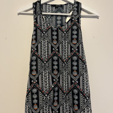 T-shirt  smanicato fantasia