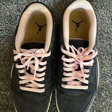 Jordan Sneakers schwarz/rosa