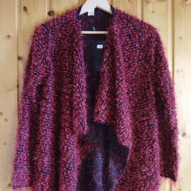 Jackets rouge style fourrure