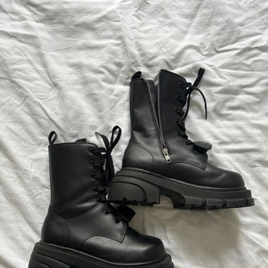 black boots