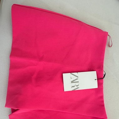 ZARA Skort XS, mit Etikett pink / rosa 