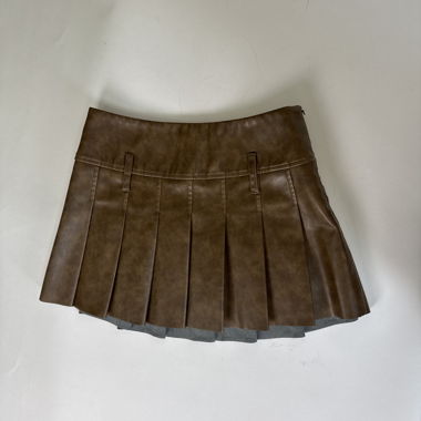 Bershka faux leather skirt