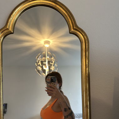 Croptop neon orange