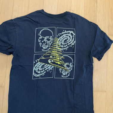 Navy Quiksilver Skater-T-Shirt