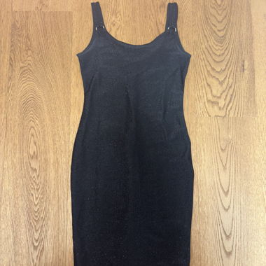 Schwarzes glitzerkleid