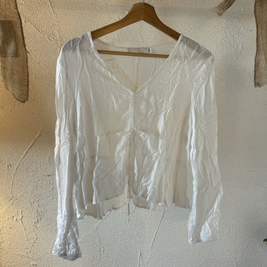 White blouse by PLEASE, size M