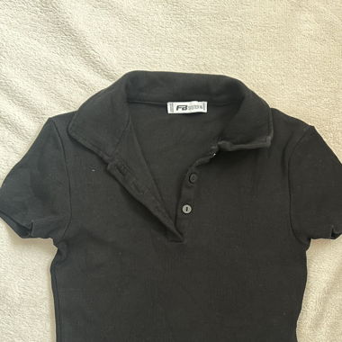 croptop schwarz 