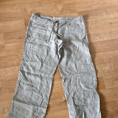 Weite Leinhose