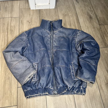 BoohooMAN Women's Blue and Navy Jacket