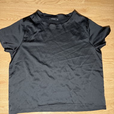 Set mit 2 schwarzen Basic-T-Shirts