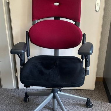 Steelcase Office Chair Red/Black High-End