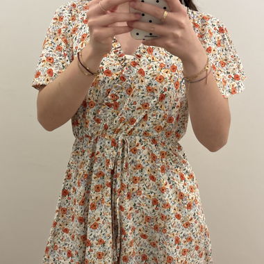 SHEIN floral onesie