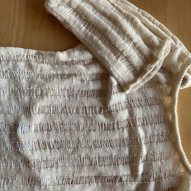 BERSHKA openwork knit dress
