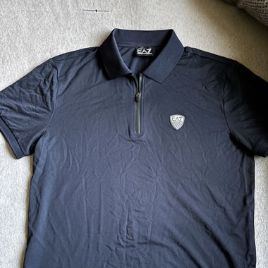 Polo armani con zip