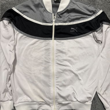 Veste d'entraînement Puma blanc-gris