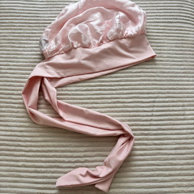 Rosa Seiden-Haube Silksilky