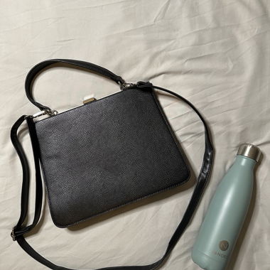 Borsa strutturata nera