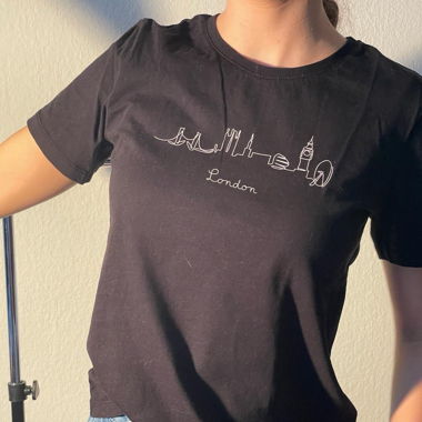 Basic black shirt london