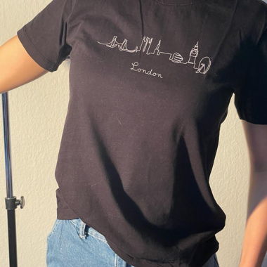 Basic black shirt london