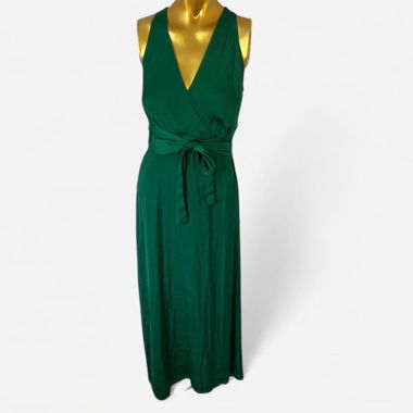 Robe longue verte - M