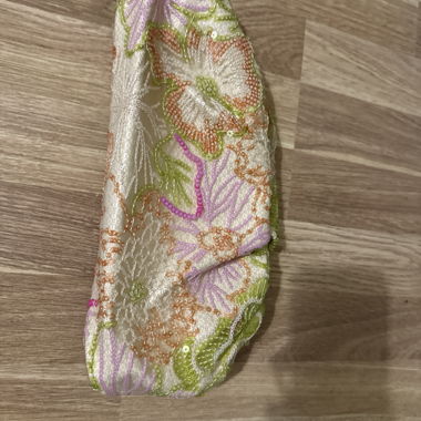 Embroidered Clutch Bag