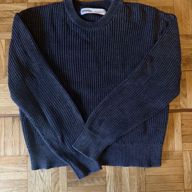 Pull en laine - Gris foncé 