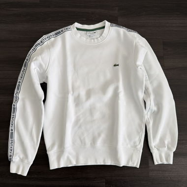 Lacoste weisser Crewneck-Pullover