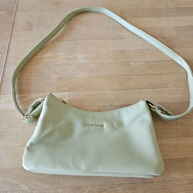 Borsa a tracolla David Jones verde menta