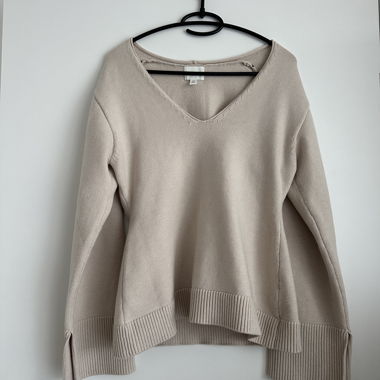 H&M beiger Strickpullover