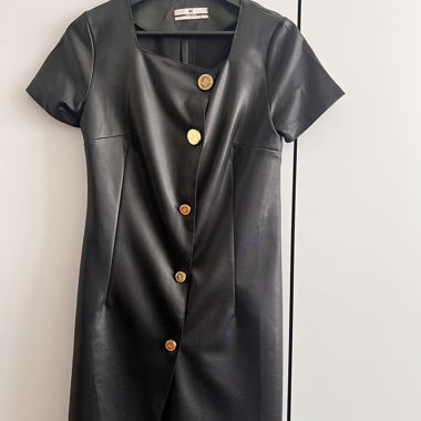 Elisabetta Franchi schwarze Kleid