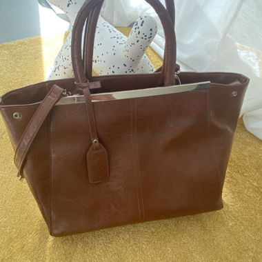 Sac à main brun