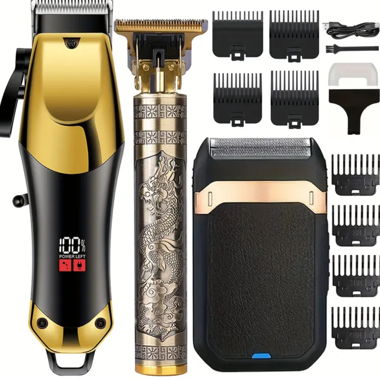Trimmer-Set mit Rasierer und Haarschneider