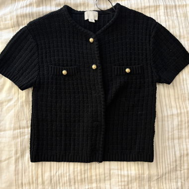 H&M Black Knit Cardigan