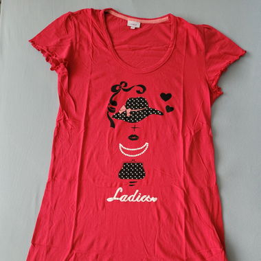 Pyjama rotes Kleid