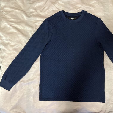 Blauer Pullover Man Grösse M Herbst Winter modern