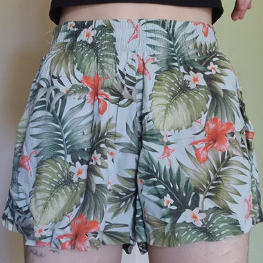 Tropical Print Shorts