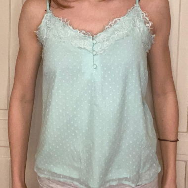 Mint Lace Cami