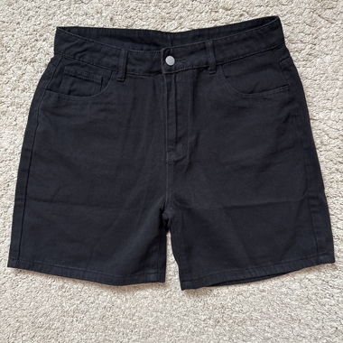 Shorts in denim neri