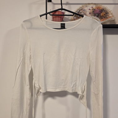 Top corto bianco SHEIN