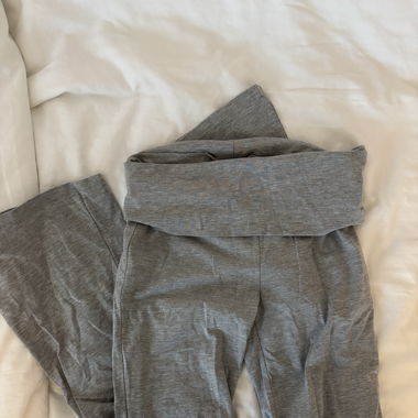gina tricot foldover leggins in grau