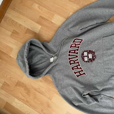Grey Harvard Hoodie