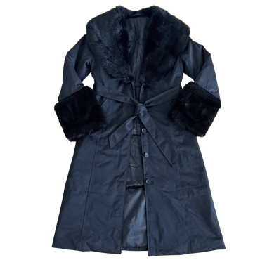Cappotto con colletto in ecopelliccia & Other Stories