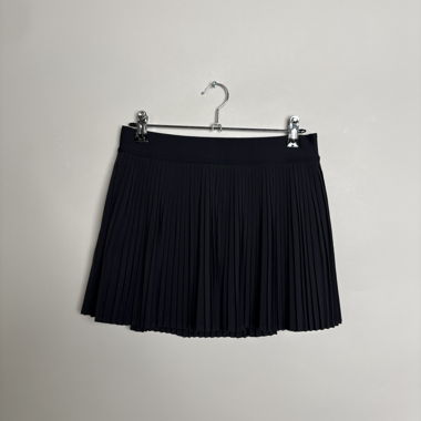Black Pleated Sport Skirt with Shorts