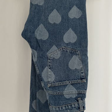 Vintage heart jeans