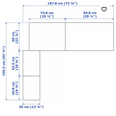 IKEA PAX Eckschrank