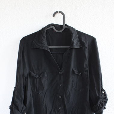 schwarze Bluse (Marke: savage)
