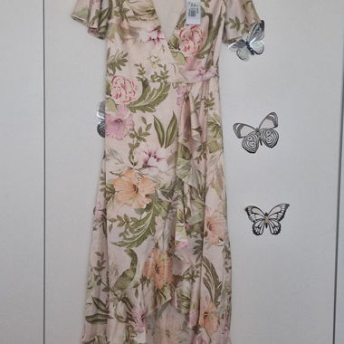 Floral Guess Wrap Dress XS