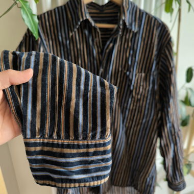Soft Courdoy Shirt Striped 