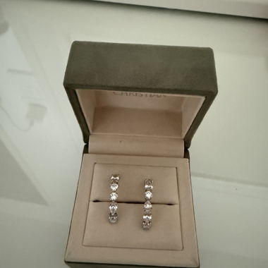 Swarovski Tennis Deluxe drop earrings